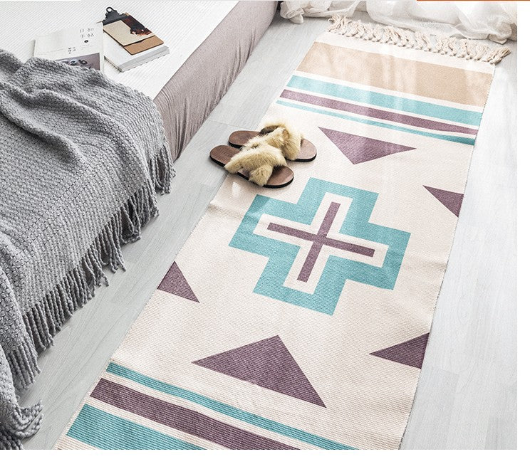 Boho Area Rug Hand Woven Rug Bohemian Rug