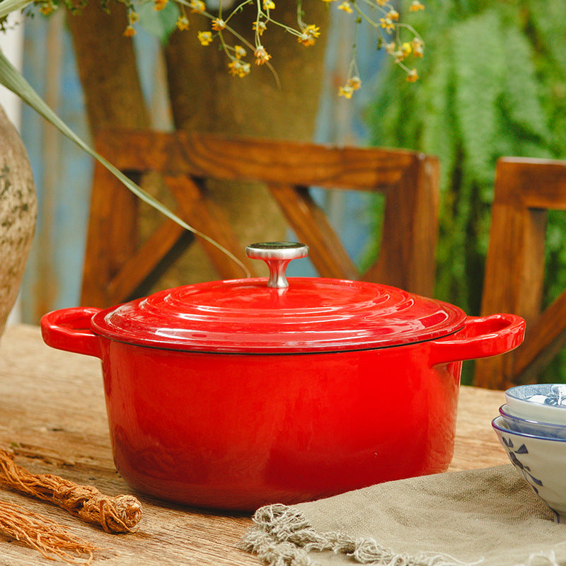 Cast Iron Soup Pot Premium Soup Pot