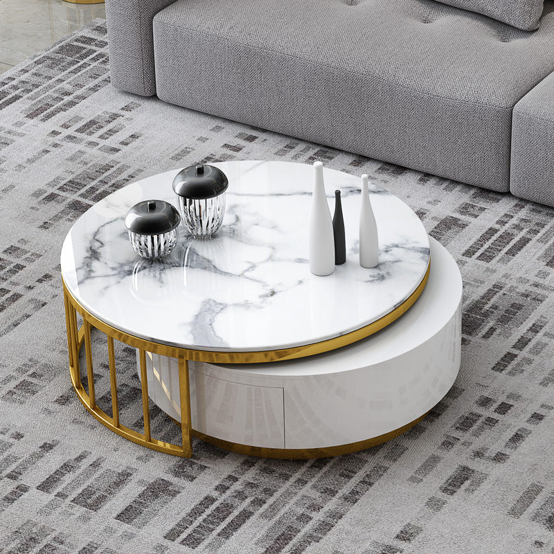 Luxury Coffee Table Marble Nesting Tables