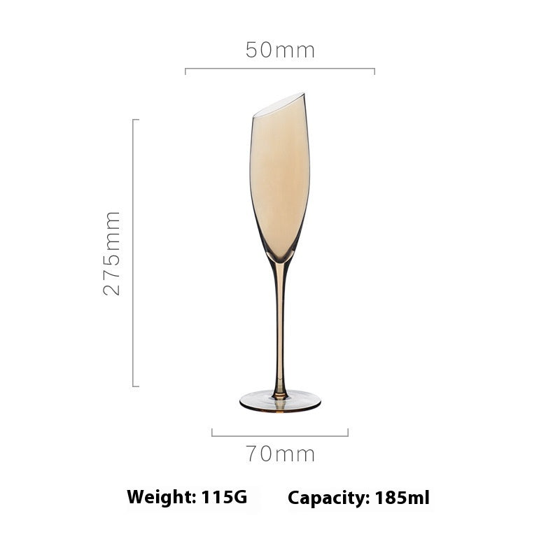 Bethan Champagne Glasses - Set of 4 pieces