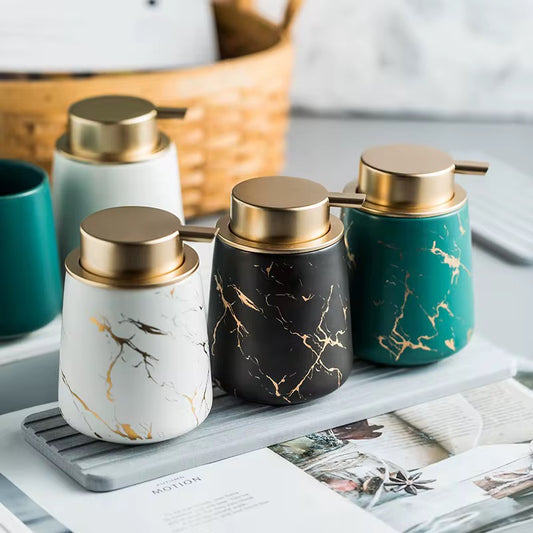 Elegant Ceramic Soap Dispenser Liquid Soap Dispenser Bathroom Accessories