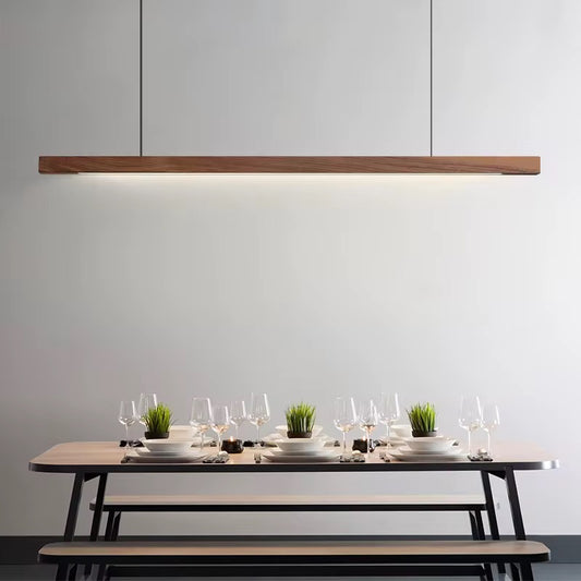 Wooden Pendant Lights LED Light Kitchen Island Light