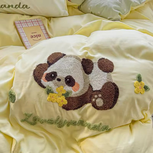 Washed Cotton Bedding Set