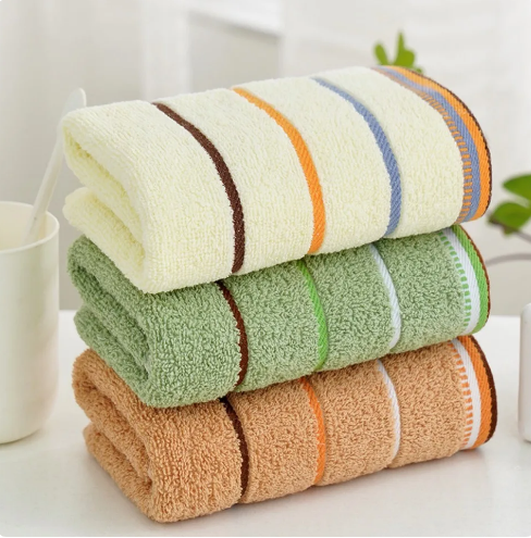 100% Cotton Bathroom Hand Towels Thickened Face Hair Towels Bathroom Adults Hotel Travel LoverIncreases Water Absorption