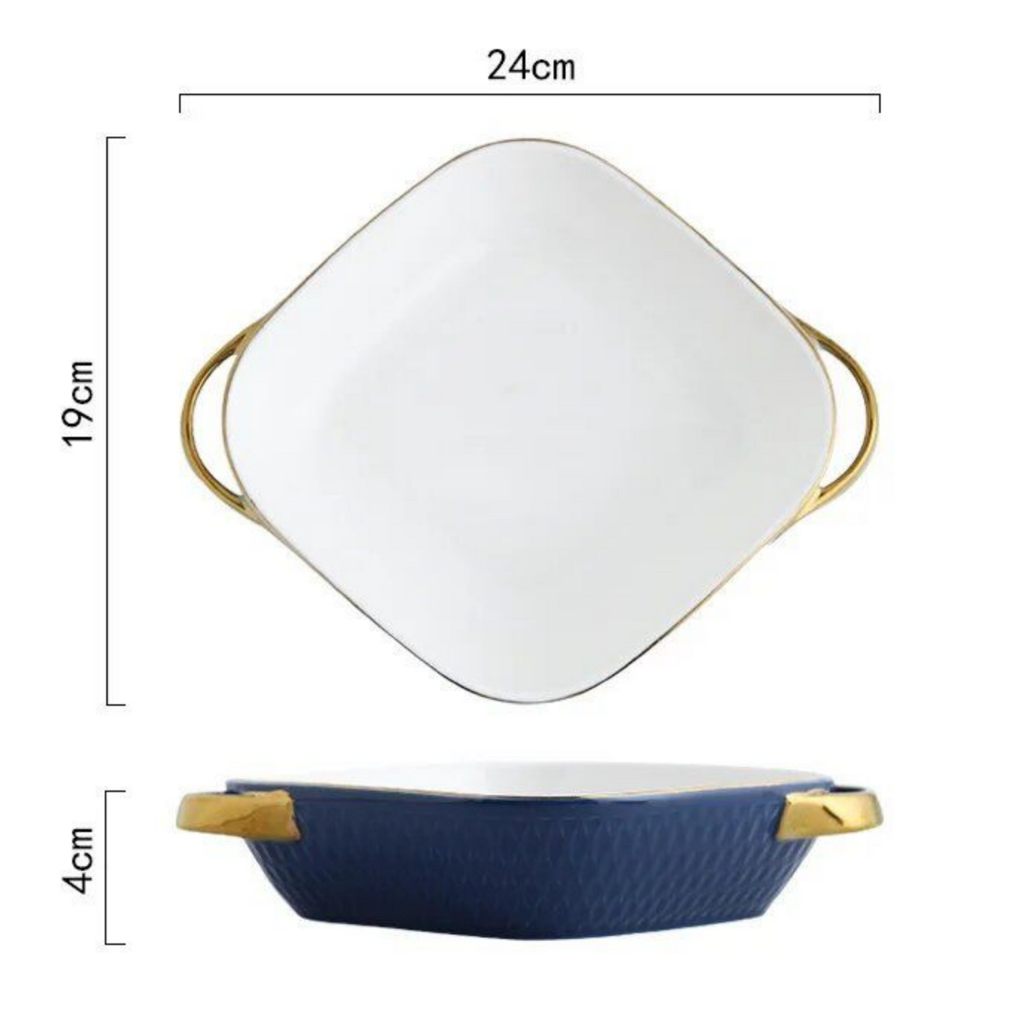 Coral Ceramic Baking Dish