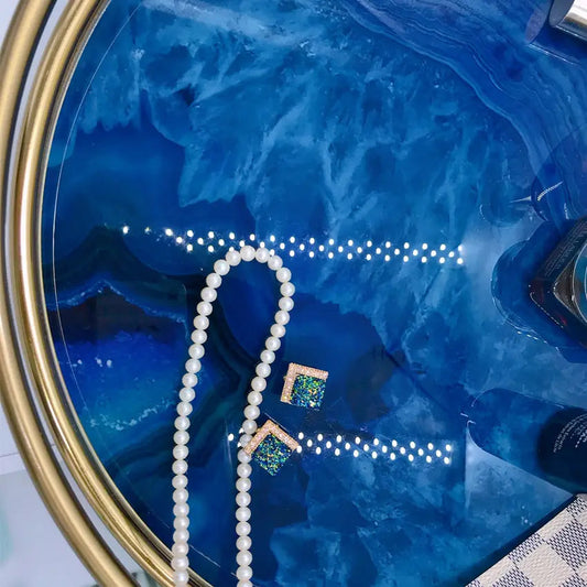 Decorative Round Tray - Vanity Tray