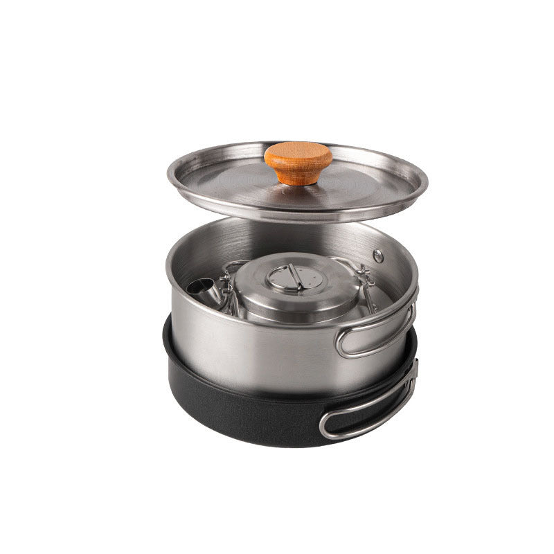 Bradbery Portable Camping Cookware - Set of 4 pieces