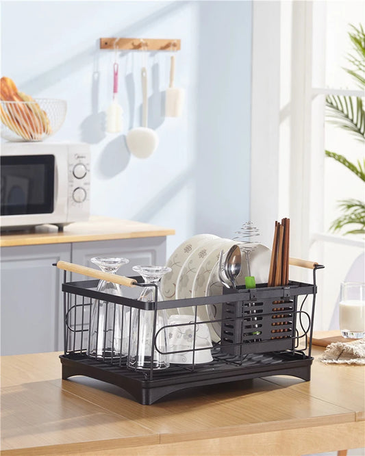 Premium Dish Rack Black Dish Rack Modern Dish Rack