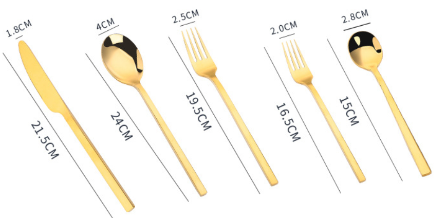 Stainless Steel Cutlery Set Matte Cutlery Thickened