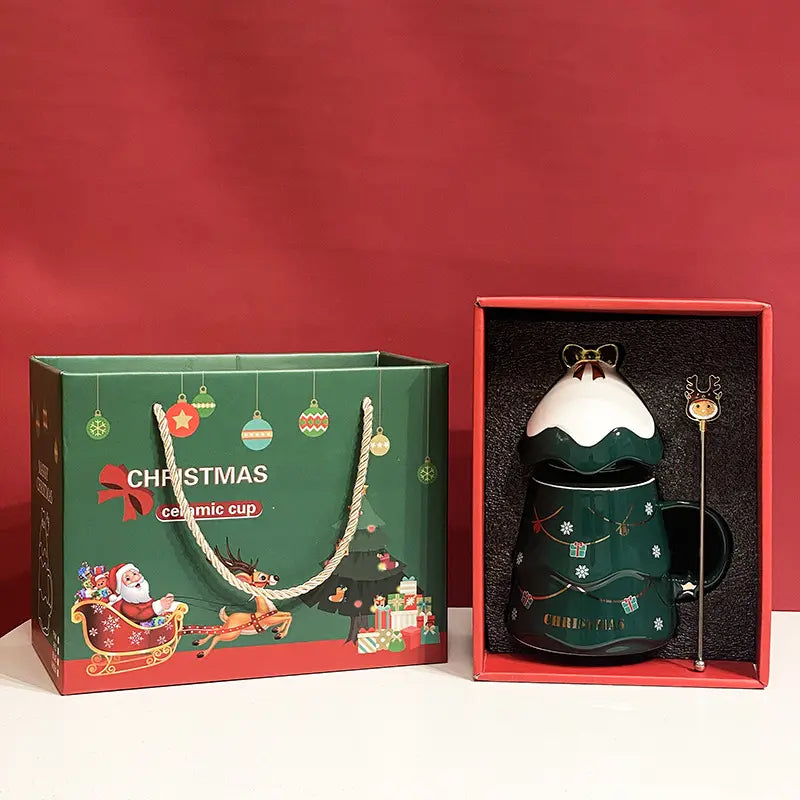 Christmas Mugs Set