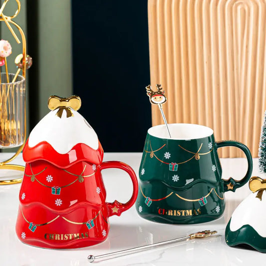 Christmas Mugs Set