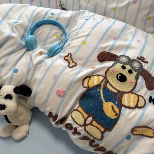 Washed Cotton Bedding Set