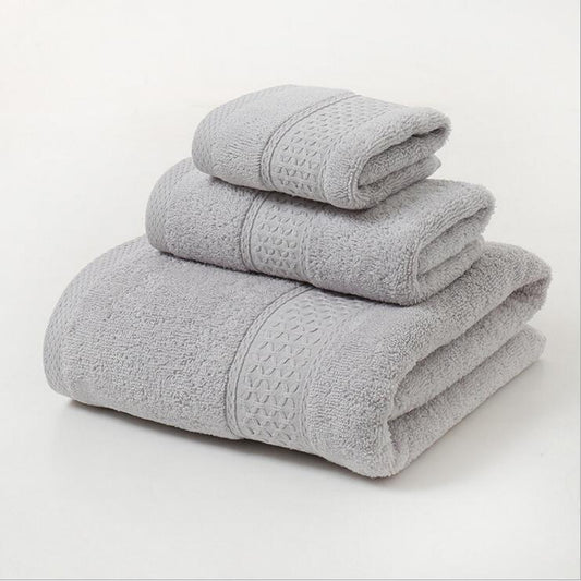Thickened 100% cotton face Towel Adult Bath Towels water uptake Solid Color Soft No shedding Do Not Fade bathroom home hotel luxury towels