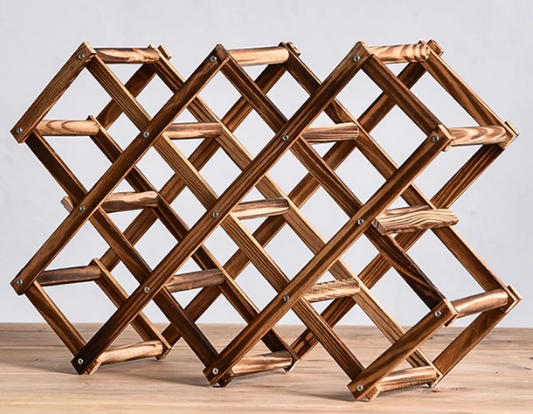 Wooden Wine Rack Minimalist Wine Rack