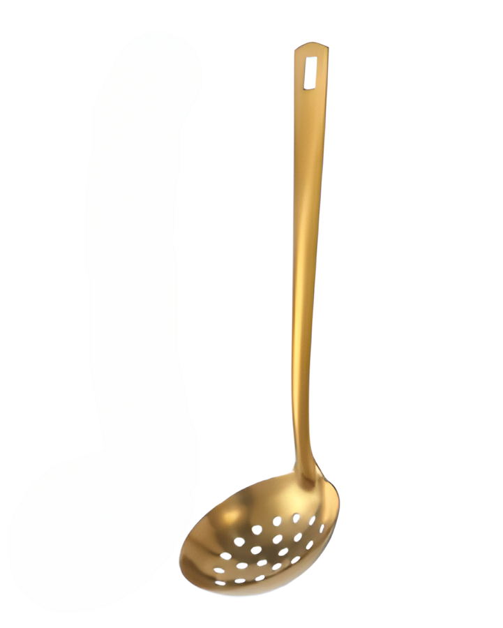 Gold Slotted Soup Ladle