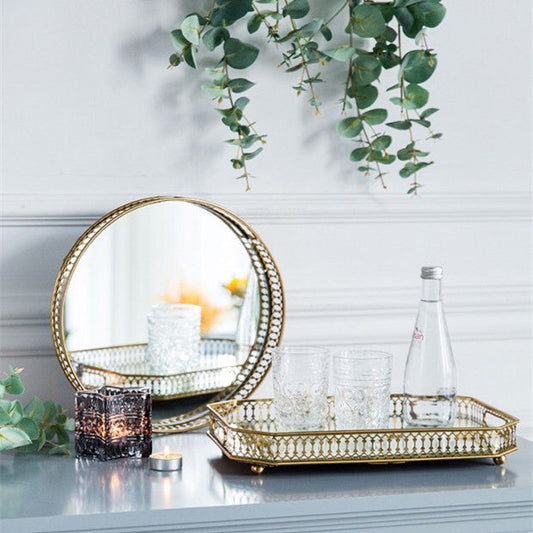 Luxury Serving and Decorative Tray Elegant Design for Wedding and Events
