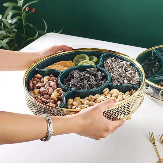 Elegant Serving Trays with Compartments