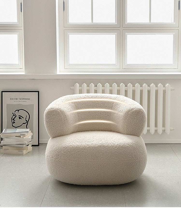 Boucle Armchair Premium Lounge Chair Modern Sofa