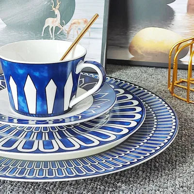 Elegant Dinnerware Blue Dinner Sets Premium Dinner Set