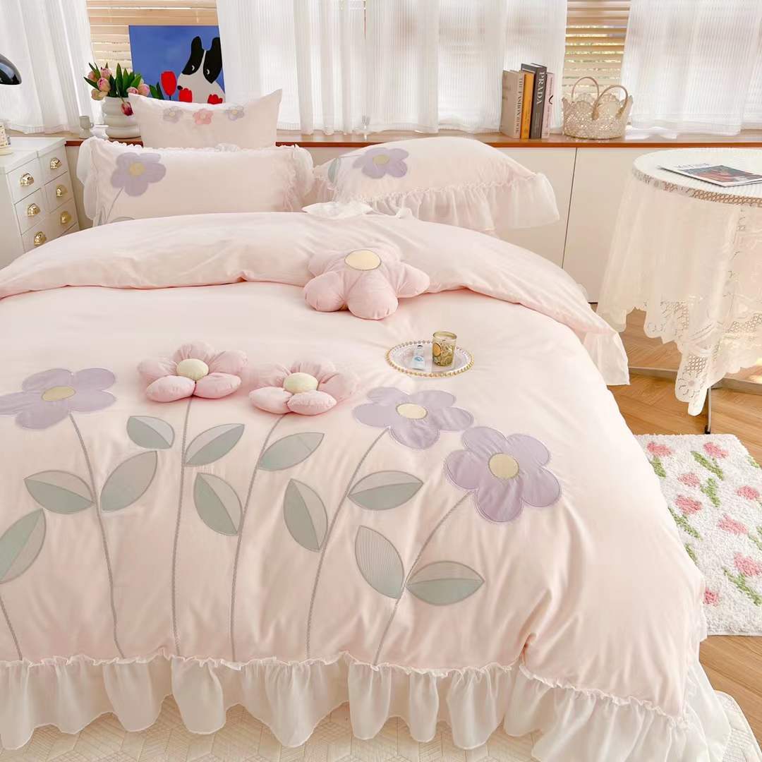 Janeva Cotton Embroidered Bedding