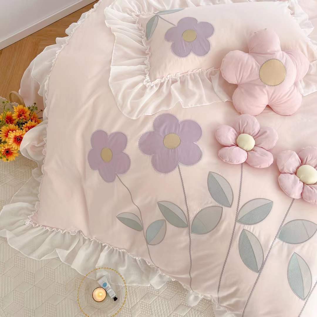 Janeva Cotton Embroidered Bedding