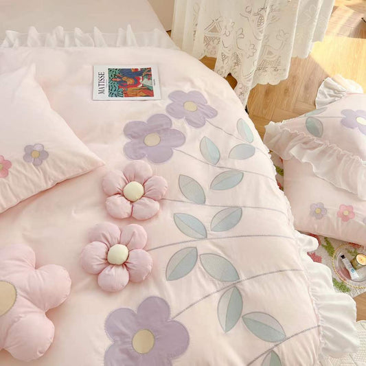 Janeva Cotton Embroidered Bedding
