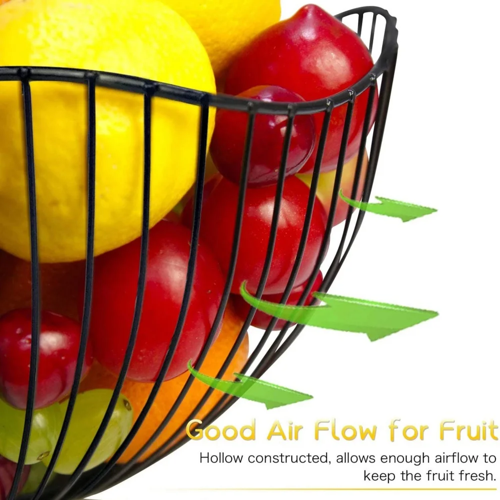 Fruit bowl washing fruit hollow drain basket iron fruit basket living room coffee table net red fruit plate snack storage basket