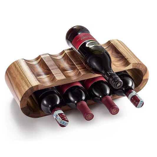 Wooden Wine Rack Acacia Wood Wine Rack Durable Wine Rack Elegant Wine Rack