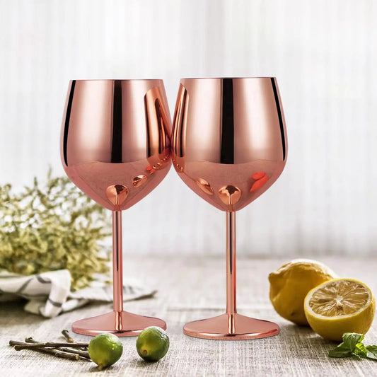 Stainless Wine Glasses