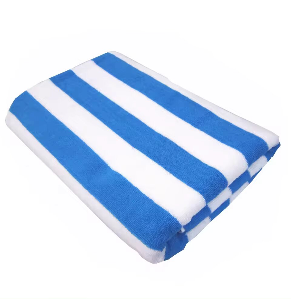 Moretz Cotton Beach Towel-Blue