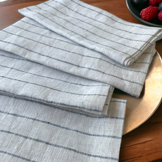 Stripe Linen Table Napkin