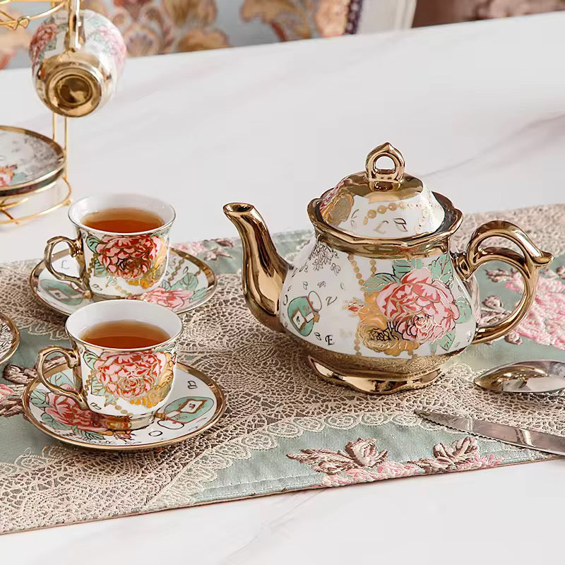 Coffee and Tea Set with Teapot Elegant Tea Set