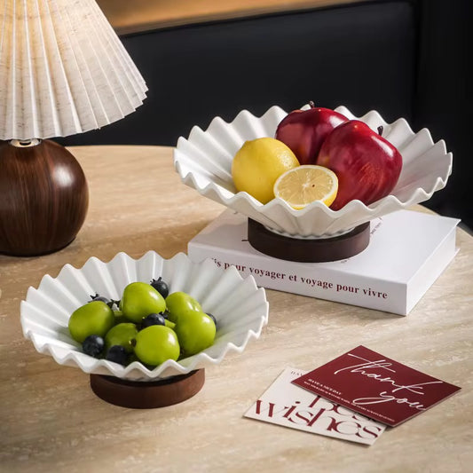 Ceramic Fruit Bowl Decorative Fruit Bowl