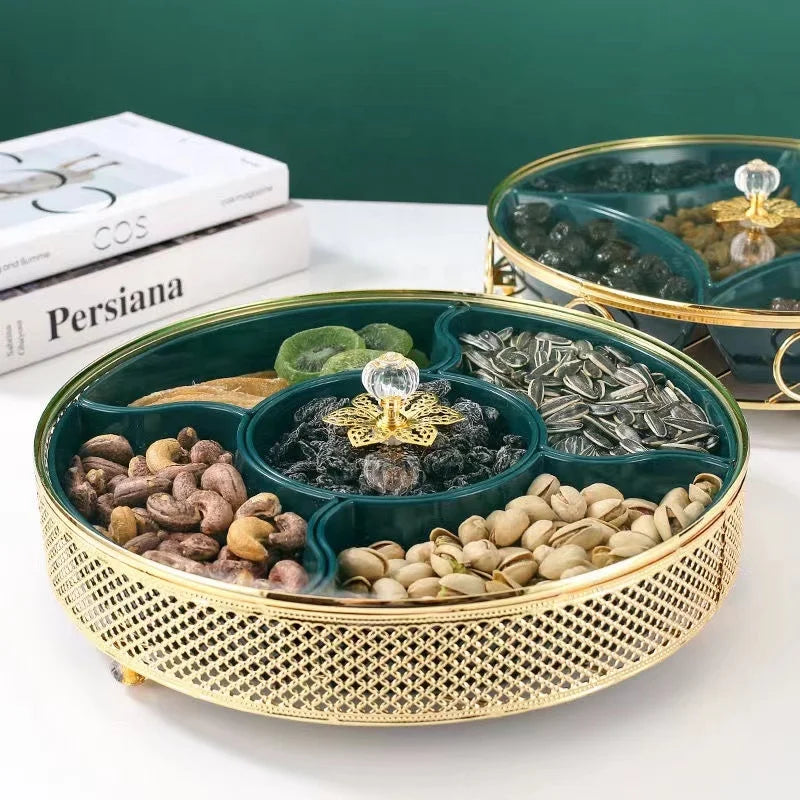 Elegant Serving Trays with Compartments