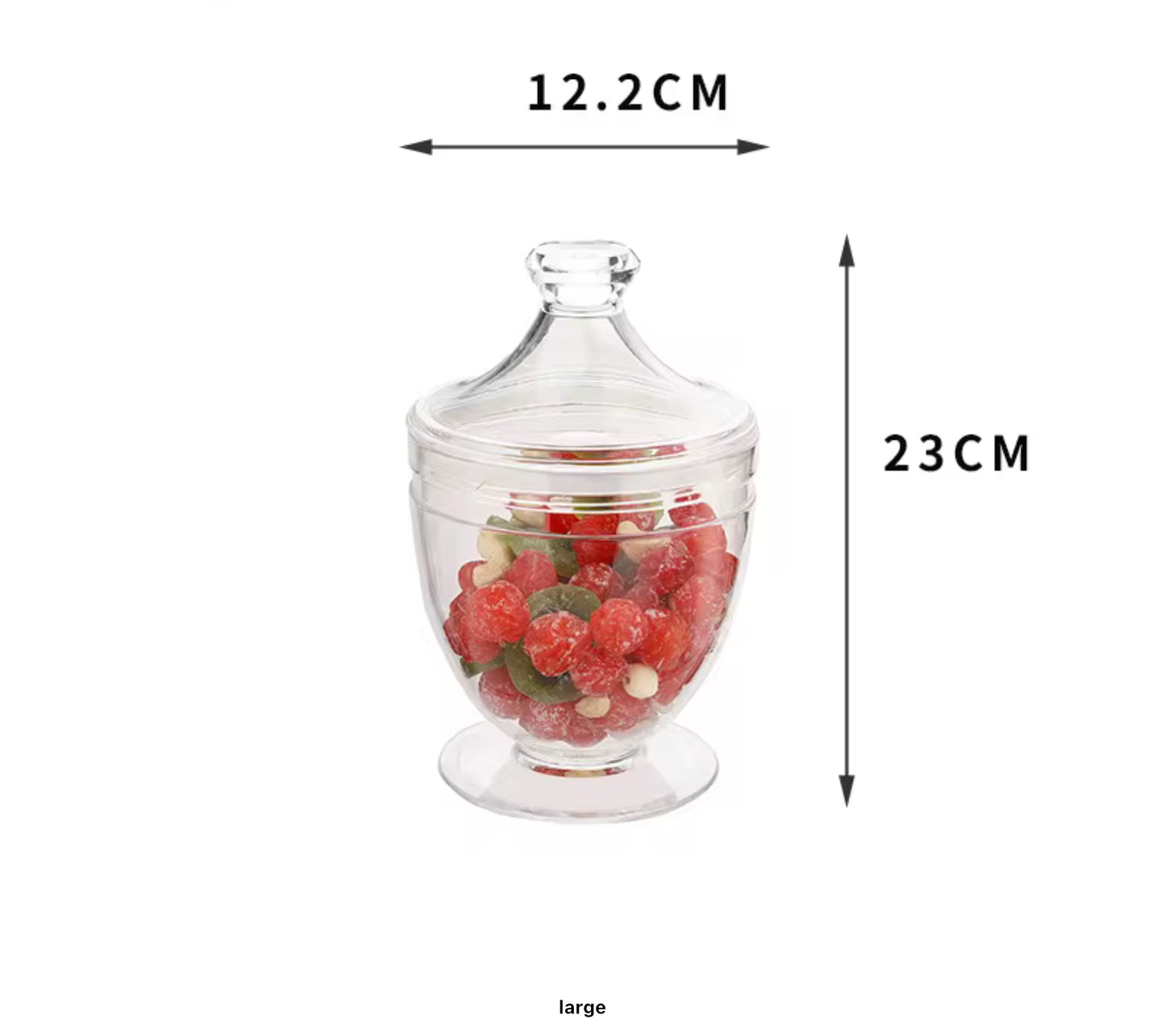 Acrylic Canisters Elegant Candy Jars Storage Jars