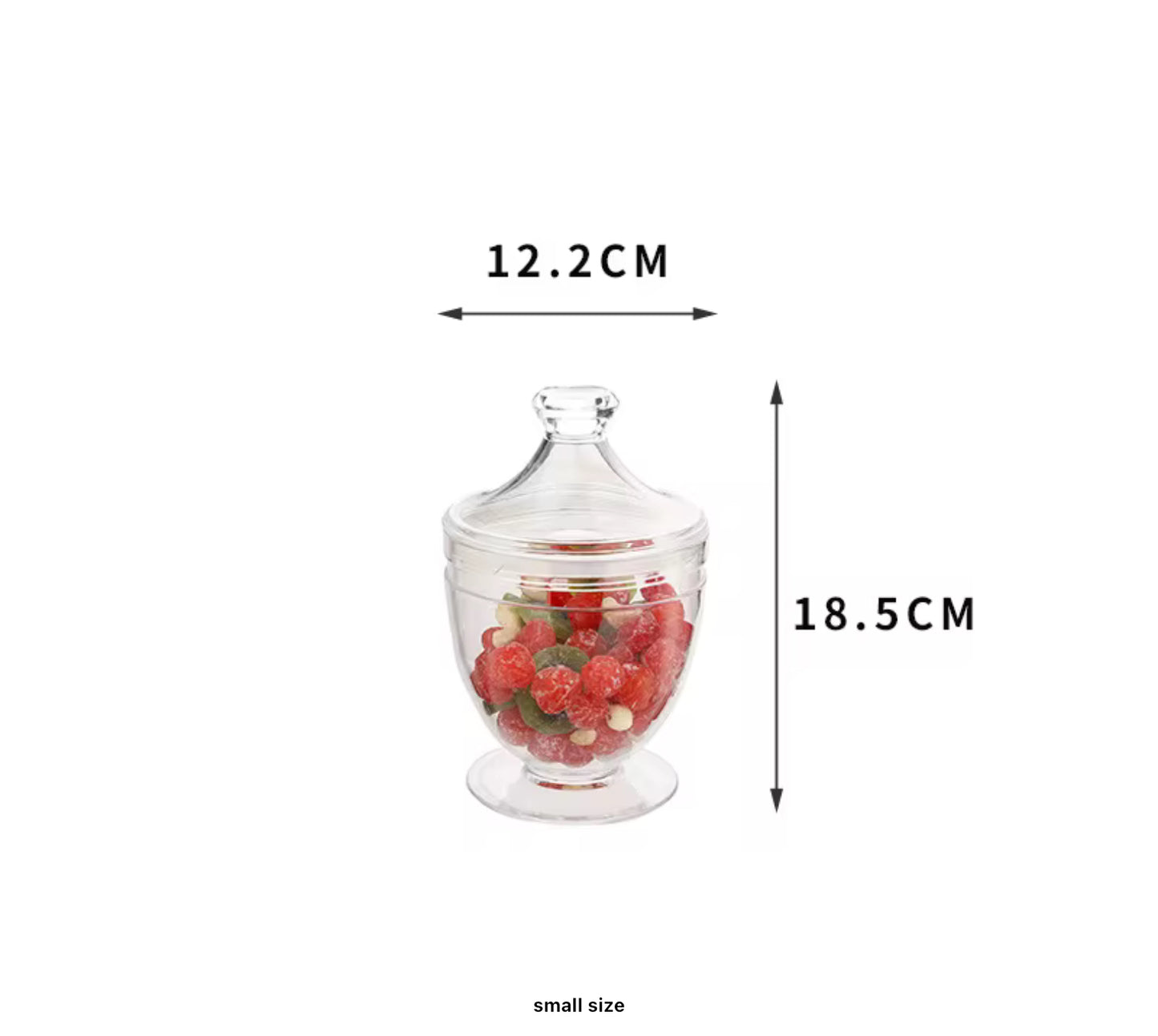 Acrylic Canisters Elegant Candy Jars Storage Jars