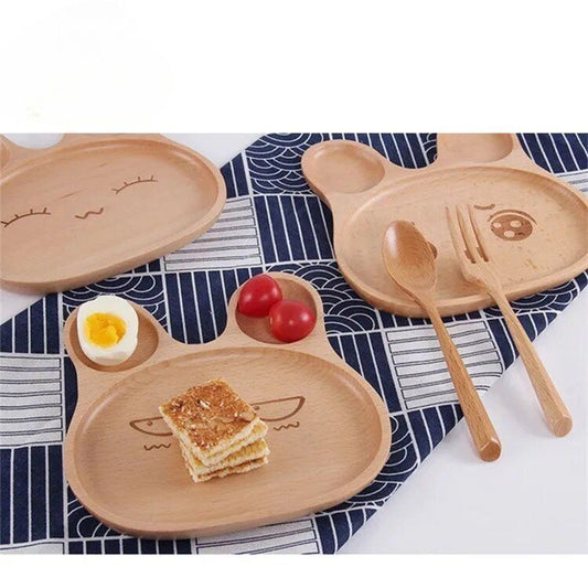 Wooden Plates for Kids