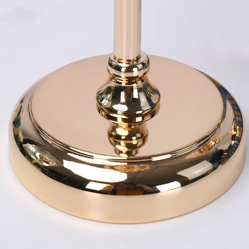 Glass Candle Holders Gold Wedding Gift