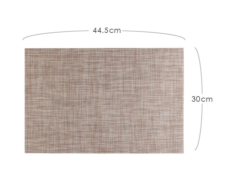 Serenity Waterproof Table Mats - Set of 4 pieces