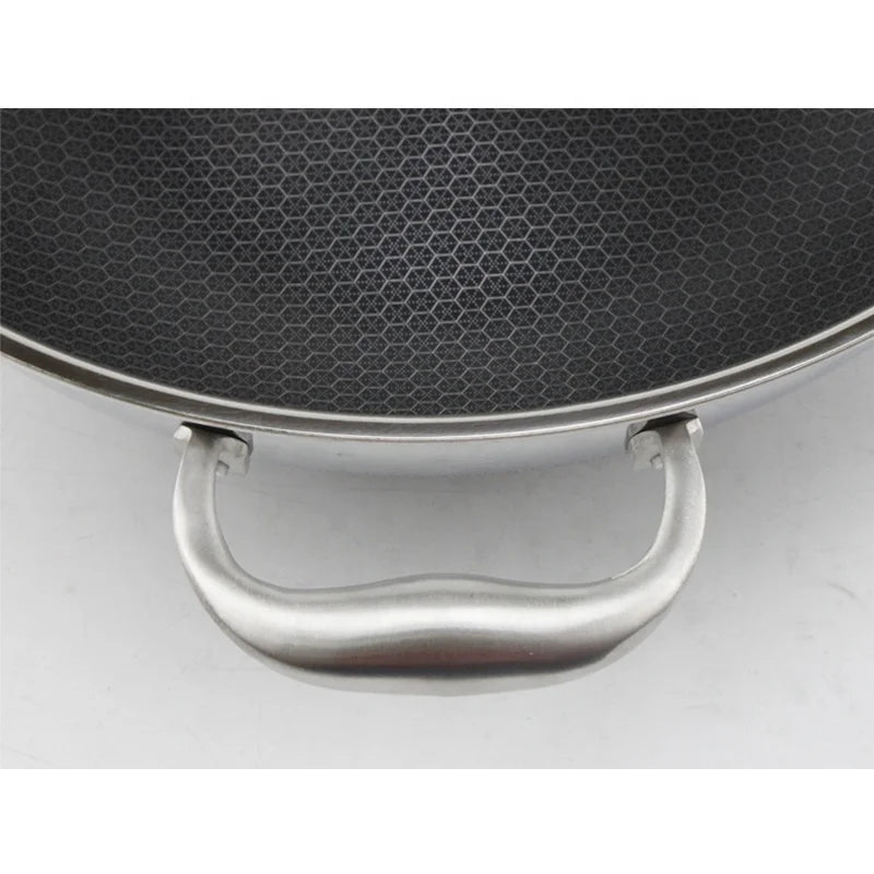 Stainless Steel Honeycomb Wok Premium Wok Premium Cookware