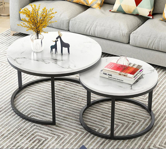Marble Top Coffee Table Minimalist Coffee Table