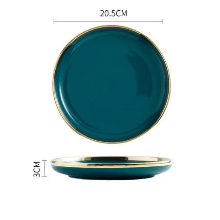 Delta Gold Rimmed Dinnerware Collection