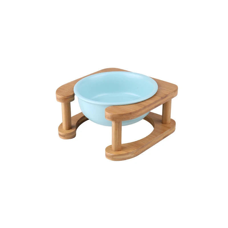Ceramic Pet Bowl with Stand