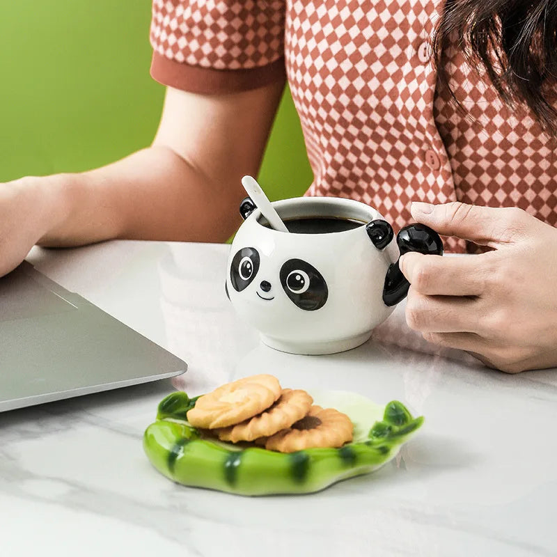 Panda Cup and Saucer for Kids