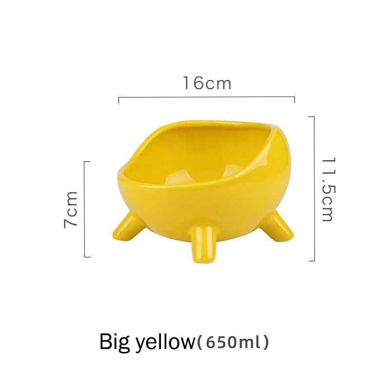Ceramic Pet Bowl with Stand