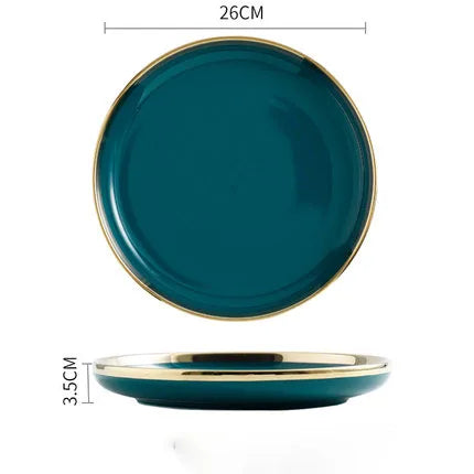 Delta Gold Rimmed Dinnerware Collection