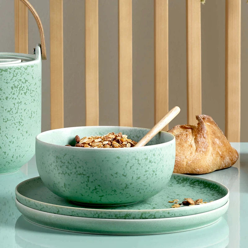 Green Matte Dinner Set