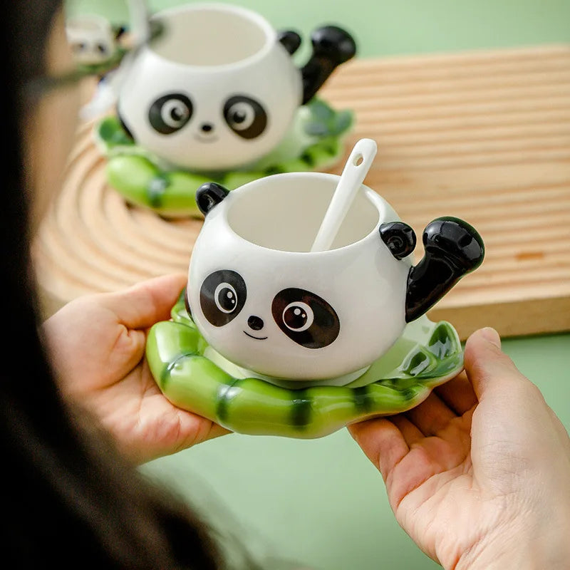 Panda Cup and Saucer for Kids