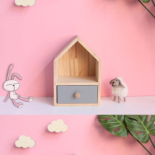 Bookshelf for Kids Bookshelf with Drawers Colorful Bookshelf