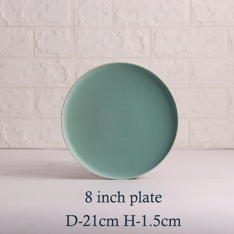 Green Matte Dinner Set